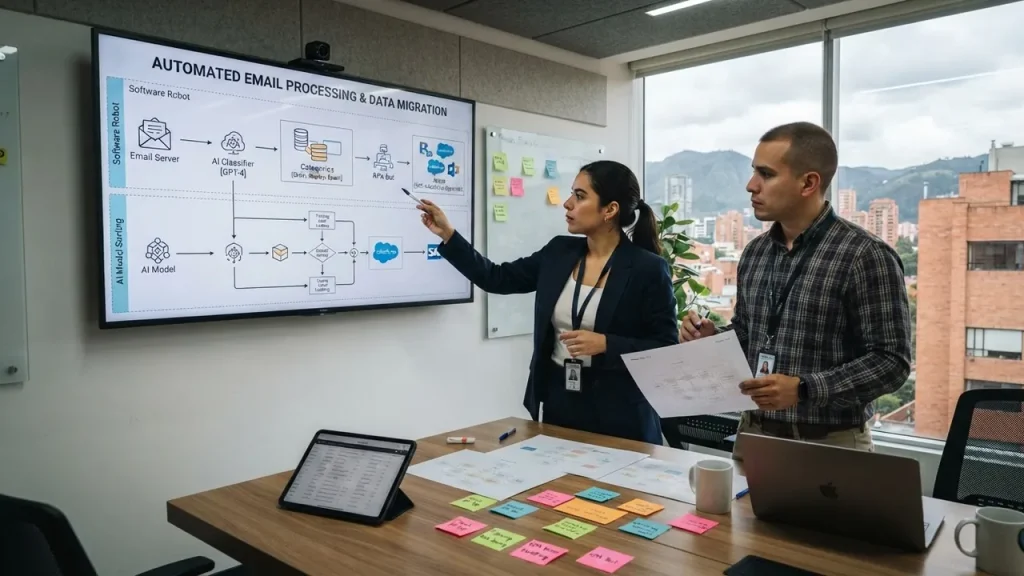 RPA e IA en la automatización de procesos en Colombia